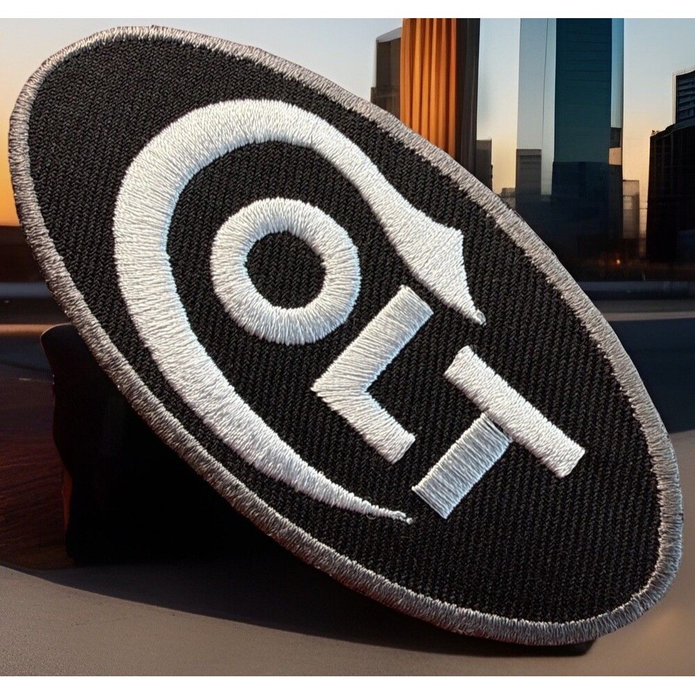 NOS Vintage COLT Mfg Firearms Patch AR-15 Gun Python Cobra Viper Shot Show